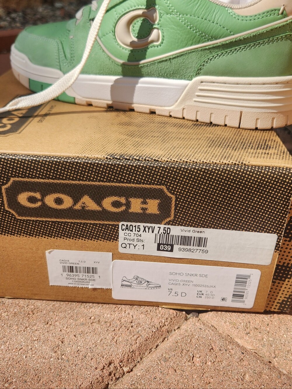 Coach Soho Sneaker Size 7.5 Men/8.5 Women - Picture 11 of 14